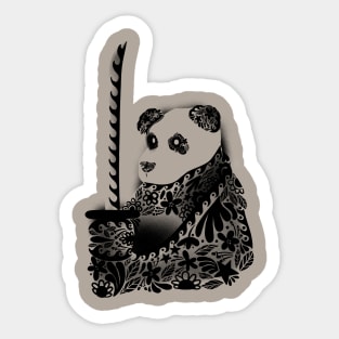 Yakuza Panda Sticker